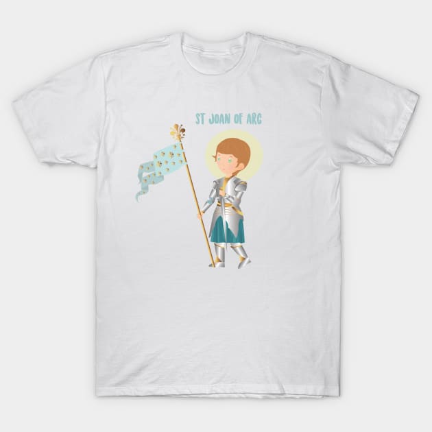 Saint Joan of Arc T-Shirt by AlMAO2O